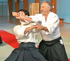 Aïkido Grand Rodez à Luc (12) Alfred Rivéro exécutant kokyu
